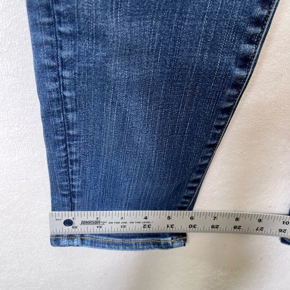 American Eagle Next Level Stretch Skinny Jeans Womens 4 Short Blue Denim 2212 - Picture 8 of 11